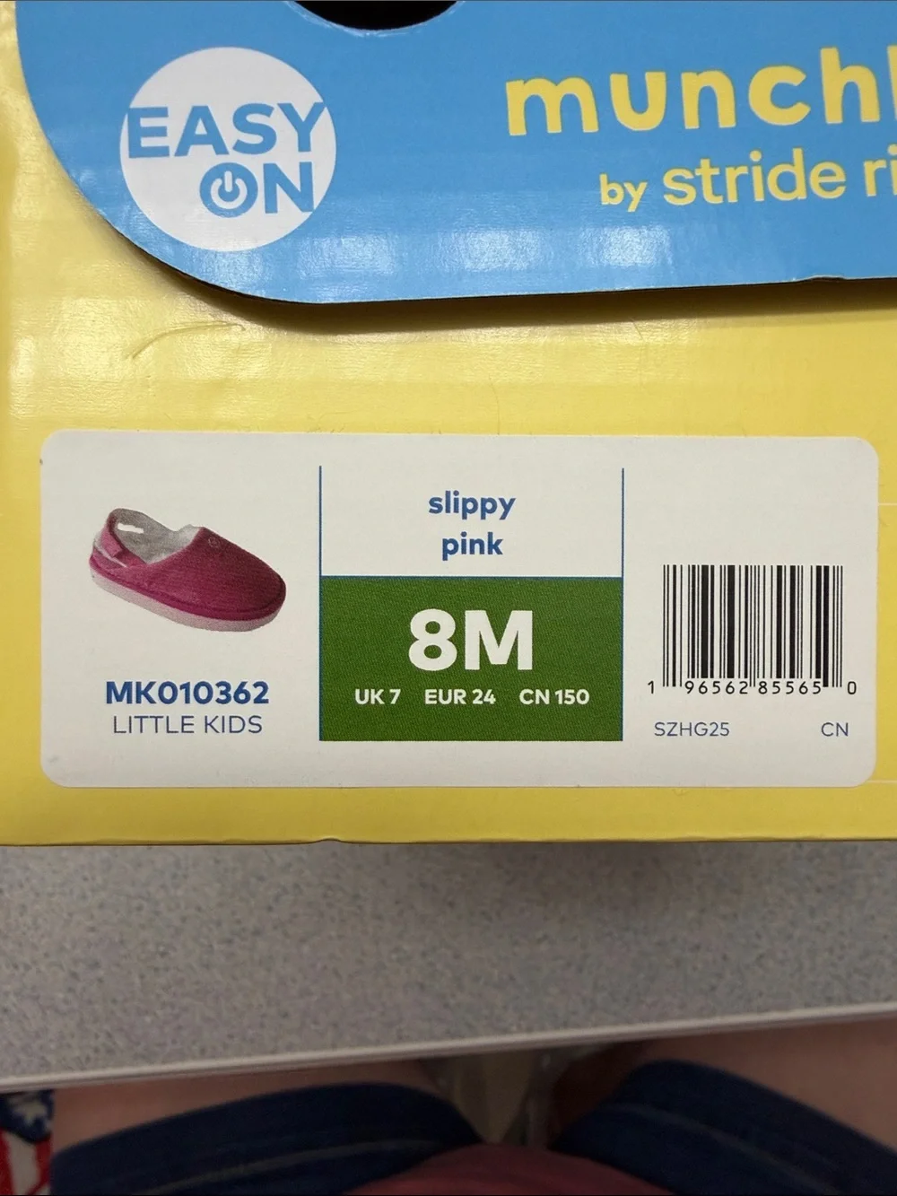 Stride Rite Girls Pink Suede Slip-On Clogs